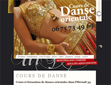 Tablet Screenshot of danse-orientale.org